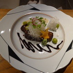 エスト！ジャパン - フィレステーキ、おろし山葵とバルサミコ酢のソース