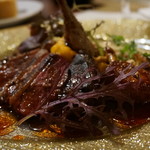 ビストロ ダイア - ここからはお友達の料理からﾋﾟｯｸｱｯﾌﾟ(ﾌﾗﾝｽ産青首鴨のﾛｰｽﾄ)