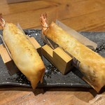 産直さばと青魚 伏見あおい - 大海老自家製鯖フレーク春巻き(780円×2) 
