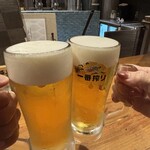 産直さばと青魚 伏見あおい - かんぱ〜い♪