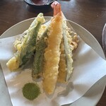 鹿落堂 - 天ぷら盛り合わせ