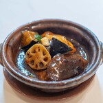 文菜華 - 2025.10 椎茸餃子と館山産鰆（さわら）トウチ蒸し