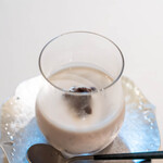 文菜華 - 2025.10 黒米ココナッツミルクプリン 自家製あずき乗せ