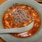 元祖ニュータンタンメン本舗 綱島店 - タンタン麺（中辛、ひき肉ダブル、たまごダブル）