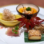 懐食みちば - 2025.10 前菜の盛り合わせ 5種類