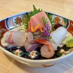 千年成 - ステーキ定食刺身