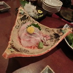 千代の追風 - のど黒刺身１６００円