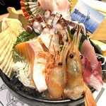 港町のモンキチ - お刺身盛り合わせ2人前