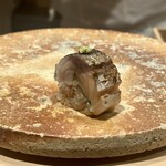 鮨 富かわ - 炙り棒鯖寿司