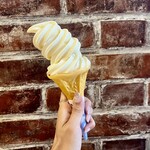 ファストフード マルシェホール - ・ソフトクリーム 自家製ミックス(ミルク＆チーズ)