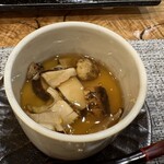 さか本 鮨 - 松茸餡かけ茶碗蒸し