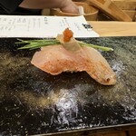 さか本 鮨 - 金目鯛/肝