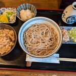 そば処 上代 - おろし蕎麦とご飯セット