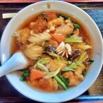 広華 - 五目餡かけラーメン