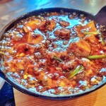 広華 - 鉄鍋入り麻婆豆腐・激辛