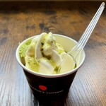 奥多摩清流中華そば 三つ杉 - 料理写真:わさびアイスクリーム