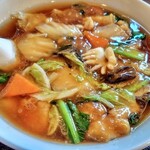 広華 - 五目餡かけラーメン