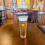 山鼻バーガー マサ - よなよなエール 490円