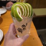 魚虎 - かぼすサワー美味い