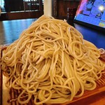 味奈登庵 - つけ天　大盛　1200円税込の大盛おそば