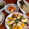 韓国風居酒屋 唐辛子 - 料理写真:肉巻き玉子定食（９００円）＋ナムルはサービス