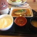 ガスト - さばの味噌煮朝定食599円
