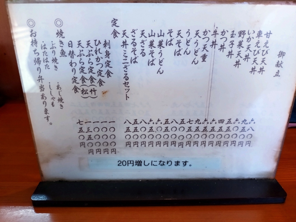 メニュー写真 : 天ぷら善助 - 上諸江/天ぷら | 食べログ