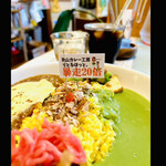 狭山カレー工房 りとるほっと。 - ハーフ＆ハーフのポークカレーで　わたくし走るよ！まずは２０倍でFLAG！　　byまみこまみこ