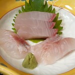 和定食 滝太郎 - 新鮮なお造り三種‥