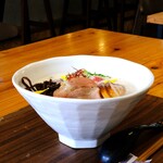 海老そば益々 - 貝出汁そば