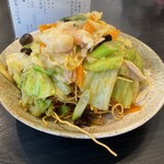綿徳 - 揚げやきそば　1100円