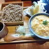 春馬 海の物 山の物 - 料理写真:十割蕎麦、天婦羅、玉子丼