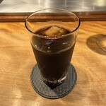 築地鉄板焼 Kurosawa - コースのアイスコーヒー