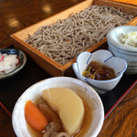 ふるさと味来館 - 板そば ¥800 喉越しが良く美味しかった(*^o^*)