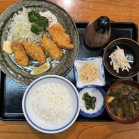 浅草 魚料理 遠州屋 - 2025.10.15 (水)    かきフライ定食　1000円（税込）