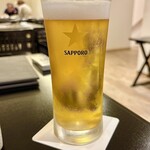 笹乃雪 - 「サッポロ黒生ビール」＠700