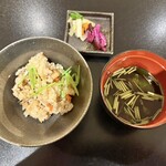 笹乃雪 - 「炊き込みご飯の食事」