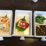 燻り豆腐　母袋工房　豆腐湯葉料理　奥の奥 - 先付