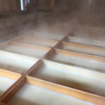 燻り豆腐　母袋工房　豆腐湯葉料理　奥の奥 - 引き上げ湯葉 自分で引き上げる出来立て湯葉はたまらない♬