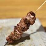 焼鳥 はちまん - 大山鶏　白レバー塩焼き