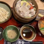 慶雲 - 【'25.10】豚ロース蒸し野菜定食　1500えん