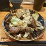 みち楽 - 松阪牛かっぱのキャベツ炒め