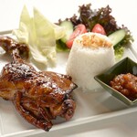Cafe&Restaurant Rindu BALI - アヤムバカール・ララパン（ランチタイム）
