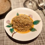 グルマンディーズ - 蟹のリゾット、蟹味噌