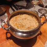 グルマンディーズ - 蟹のリゾット、蟹味噌