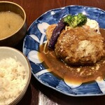 山本のハンバーグ - 自家製ハンバーグランチ1350円
