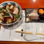 中華そば 鴨福 - 特製中華そば（醤油)  1,800円