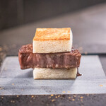 北海道焼肉 北うし - 北海道和牛フィレステーキサンド