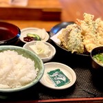 朝日屋 - 天ぷら定食