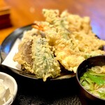 朝日屋 - 天ぷら定食